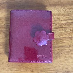 Red Furla wallet